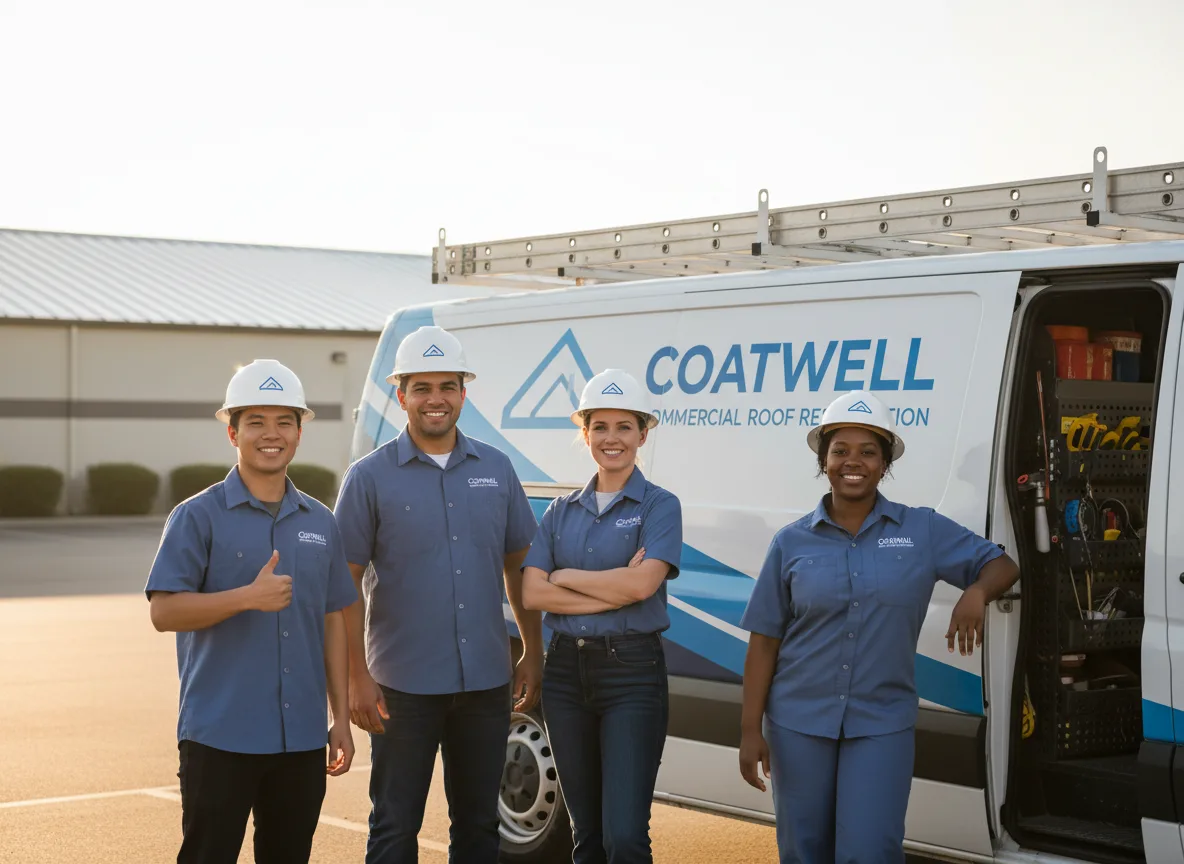 Commercial roof coating company in Oak Ridge, LA